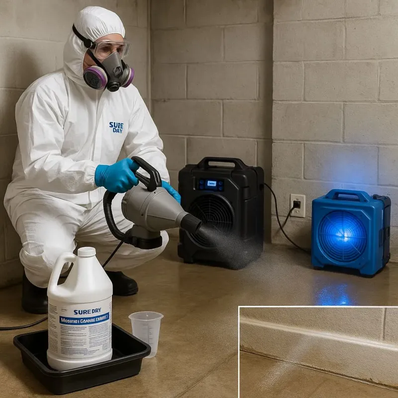 Sanitization and Odor Removal process in Emmetsburg, IA